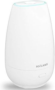 SOICARE Diffuser,USB Plug-in Car Portable Aromatherapy Diffuser,Essential Oils for Diffusers with 7 Colors Lights 2 Switch Mode Waterless Auto Off for Car Home Office Room