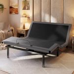 DUMOS Adjustable Bed Frame Queen, Ergonomic Frame with Wireless Remote, Head & Foot Incline, Zero Gravity & 750 LBS Support, 2 USB Ports, Electric Bed Base, Easy Assembly