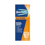 Beechams Cold & Flu Liquid, Cough, Pain, & Congestion Relief Medicine, All in One Liquid, 160ml