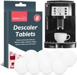 8pk Descaling Tablets for Coffee Machine, Descaler for Coffee Machines Tough Scale, Coffee Descaler Tablets for Thorough Coffee Machine Cleaning Compatible with Nespresso, Sage & Tassimo Coffee Maker