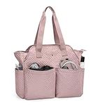 Fasrom Nurse Bag for Work Nurses with Laptop Compartment, Clinical Tote Bag for Nursing Students or Doctors, Pink (Empty Bag Only)