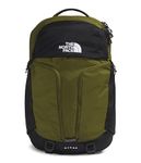 THE NORTH FACE Surge Commuter Laptop Backpack, Forest Olive/Tnf Black, One Size, Surge