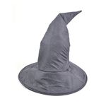 BH630 Grey wizard pointy hat Gandalf Fancydress costume accessory