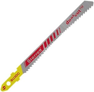 Starrett BU3DC-2 Bi-Metal Unique Unified Shank Dual Cut Wood Cutting Jig Saw Blade, 0.060" Thick, 9-19 TPI, 3" Length x 5/16" Width (Pack of 2)