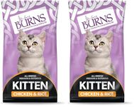 Burns Nutrition Natural Original Kitten Food Chicken and Rice 1.5 kg (Pack of 2)