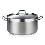 Cooks Standard Professional Stainless Steel Dutch Oven Stockpot with Lid, 9Qt, large