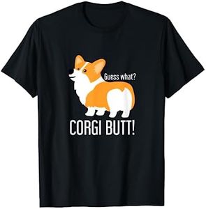 Funny Corgi Dog Lover Devinez quoi Corgi Butt ! T-Shirt