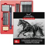 Brusarth Charcoal Pencils for Drawi