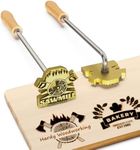 Custom Branding Iron for Wood, Personalized Logo Metal Branding Iron for Wood, Wood Burning Stamp for Leather Meat, Handcrafted Design, Durable, Flame Heated-4inch
