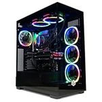 CYBERPOWERPC Luxe Gaming PC - Intel Core i7-12700KF, Nvidia RTX 4070 12GB, 32GB RAM, 1TB NVMe SSD, 650W 80+ PSU, Wi-Fi, Liquid Cooling, Windows 11, Prism RGB