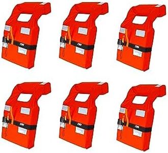 Klovoo Kit Gilets de Sauvetage pour Imarcations (homologués, obligatoires) pour Bateau, Canon, Voile, (4,100N)