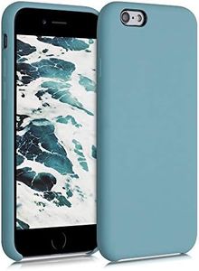 kwmobile Carcasa Compatible con Apple iPhone 6 / 6S Funda - Case TPU y Silicona antigolpes - Apto Carga inalámbrica - Piedra Antigua