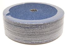 Benchmark Abrasives 7 Inch Sanding Discs Zirconia Resin Fiber Grinding Disc for Grinding, Stripping on Wood, Fiberglass, Steel, Metal, 7/8" Arbor Angle Grinder Sanding Disc, 25 Pack - 24 Grit