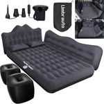 Umbrauto Inflatable Backseat Air Mattress Car Camping Air Bed for Truck Backseat with Pump & Pillows, Car Sleeping Airbed for Van Back Seat