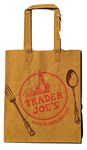 Trader Joes Washable Paper Grocery Reusable Bag, Sand, Medium