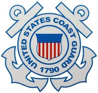 U.S. Coast Guard Round 4" Clear Decal