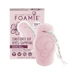 Foamie Hibiscus Organic Conditioner Bar – Dermatologically Tested Hydrating Conditioner – Eco-Friendly Packaging