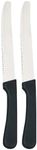 2pcs Steak Knives Serrated Set, Res