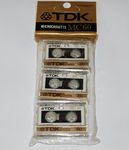 TDK D-MC60U3 AUDIO MICROCASSETTES WITH CASE (60 MIN; 3 PK)