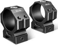 Pinty Scope Rings, 30 mm Rifle Scope Mounts Set of 2, Low Profile Optics Rifle Scope Rings, 7075 Aluminum Alloy Scope Mount Rings Riflescope Ring Mounts with 1 in. Height for 20 mm Picatinny Rail