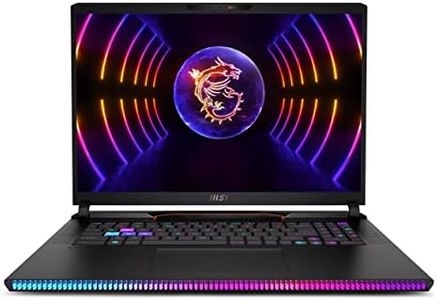 MSI RAIDER GE78 HX Gaming Laptop (13VH-259UK) i9-13980HX,17" 16:10 QHD+ 240Hz Panel, GeForce RTX 4080 GDDR6 12GB, 16GB*2, 2 TB SSD, Windows 11, Core Black