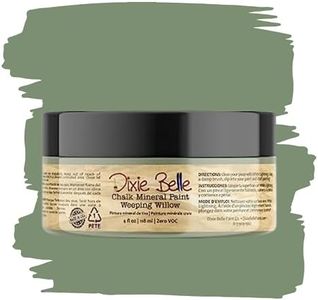 Dixie Belle Paint Company Chalk Finish Furniture Paint | Weeping Willow (4oz) | Matte Soft Green Chic Chalk Mineral Paint | DIY Furniture Paint