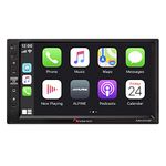 Nakamichi NAM3510-M7 7" Touchscreen in-Dash Double-DIN Stereo Compatible with Apply CarPlay & Android Auto, Black