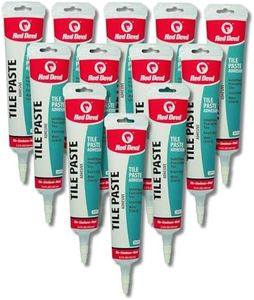 Red Devil 0497 Tile Paste, Tile Glue, Adhesive, Made in USA, 5.5 Fl. Oz., Pack of 12, White, Made in USA