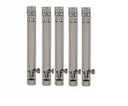 E-Hardware Depot: Silver Door Security Latch Lock Tower Bolt for Home, Bathroom, Office, Living Room (Silver Stainless Steel (Pack of 5) 18 inch)