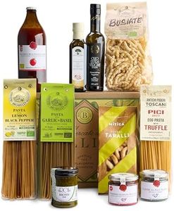 Bellina Italy's Finest Artisanal Italian Gift Basket - Gourmet Gift Basket - All Natural, Pasta Gift Basket - Ideal for Holiday Food & Beverage Gifts, a Sympathy Gift Basket or a Congratulations Gift Basket