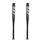 DeHasion 2 Packs Baseball Bat 25 Inches Aluminum Alloy Baseball Bat Home Lightweight Softball Bat Practice Bat (Black)