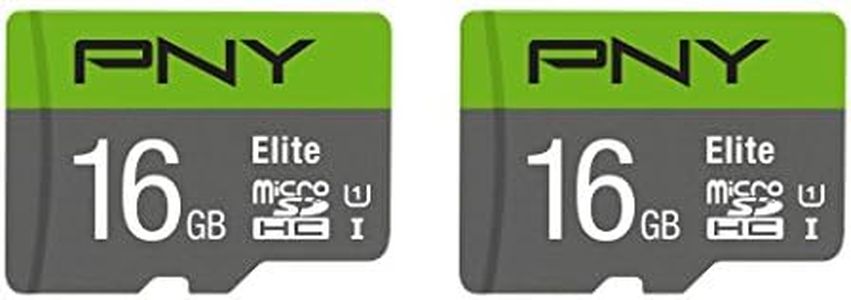 PNY 16GB 2-Pack Elite microSD Card (P-SDU16X2U185EL-GE)