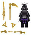 Ninjago Lord Garmadon with 4 Arms and 4 Gold Weapons