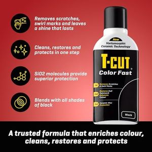 T-Cut Colour Fast 3-in-1 Paintwork Renovator, Black, 500ml
