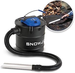 Snow Joe ASHJ201 4.8-Gallon 4-Amp Ash Vacuum w/Metal Storage Tank, Hose, Filters, Cord Organizer