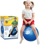 Storio Sit And Bounce Rubber Hop Ball Jumping&Bouncing Ball For Boys Girls Toys|Indoor&Outdoor|Best Gift Balls For Kids -Big(Size 56Cm / 22 Inch,Multicolour)