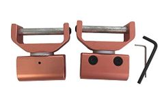 AJ Tack Wholesale Copper Brown Swivel and Lock Stirrup Turner - 2.5"