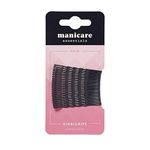 Manicare Kirbigrips Black 5cm, Pack Of 24 Waved Bobby Pins, Grips For Styling, Buns, Updo’s, Strong, Secure, Durable, All Hair Types And Lengths, Thick, Curly, Weddings, Prom Hair, Hairdressing Salon