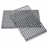 Uniflasy 7524 Cooking Grates for Weber Genesis E and S 300 Series, Genesis E310 E320 E330 S310 S320 S330 Gas Grill, Genesis Grill Parts Replacement 19.5 Inch Cast Iron Grill Grates for Weber 7528