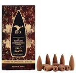 Palo Santo Backflow Incense Cones Aromatic Smoke Fountain Inscents Waterfall - 50 pcs