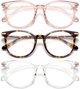 Gaoye Blue Light Blocking Glasses, Retro Round Eyewear Frame Anti Eyestrain Computer Glasses for Women Men