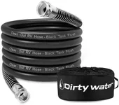 Kooprimit Camper & RV Black Water Hose - No-Kink Design Camper Sewer Hose - RV Accessories With Storage Bag - Perfect For Black Water, Gray Water, And RV Tank Cleaning