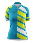 TRIUMPH Womens Cycling Bike Jerseys Short Sleeves Tshirts for Girls Cyclist Size M