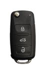 ABUNDANCE FLIP Key Shell Compatible for Octavia | Laura | Superb | Fabia | Rapid | Polo | Vento | Jetta | Ameo | Passat etc