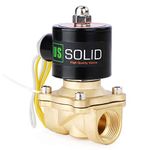 3/4" Brass Electric Solenoid Valve 110V AC Normally Closed Non-Potable Water, air, Diesel by U.S. Solid