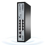 SODOLA 10 Port PoE Switch 100Mbps/8 PoE+ Port,2 Ethernet Uplink,120W 802.3af/at, Extend Function, Fanless Metal Plug & Play Unmanaged Network Switch