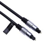 Keple Optical Cable, for Sonos Playbar, Bose Cinemate, Solo, Soundstage, SoundTouch, LG LAS series, Sound Bar, Speakers, TV, Home Theater, PS4, Xbox Digital Audio SPDIF Fibre Optic Connection 3ft