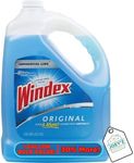 JOEY'Z 1 Gallon Glass Cleaner Refill Comptible with Windex Glass Cleaner Refill/Windex Refill 1 Gallon Original Windex Multisurface Cleaner Bundle Decal