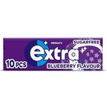 Wrigley's Extra Chewing Gum (Pack Of 60) Blueberry Flavour Sugar Free Helps keep Teeth Clean And Mouth Fresh