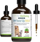 Pet Wellbeing BM Tone-Up Gold for Dogs & Cats - Vet-Formulated - Diarrhea & Loose or Runny Stools - Natural Herbal Supplement 4 oz (118 ml)